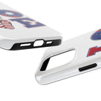 Patriotic LOVE Tough Phone Case — USA Flag & Donut Graphic