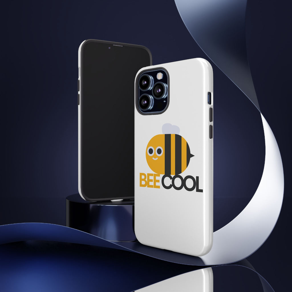Bee Cool iPhone Case, Cute Bee Phone Cover, Fun Smartphone Protector, Unique Gift for Bee Lovers, Playful Tech Accessory