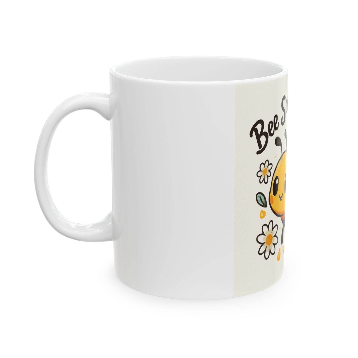 Bee Spontaneous Ceramic Mug for Nature Lovers, Cute Bee Mug, Gift for Gardening Enthusiasts, Bee-Themed Coffee Cup, Fun Office Mug, [...]