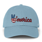 'Merica Peace Sign Cap – Patriotic USA Flag Baseball Hat