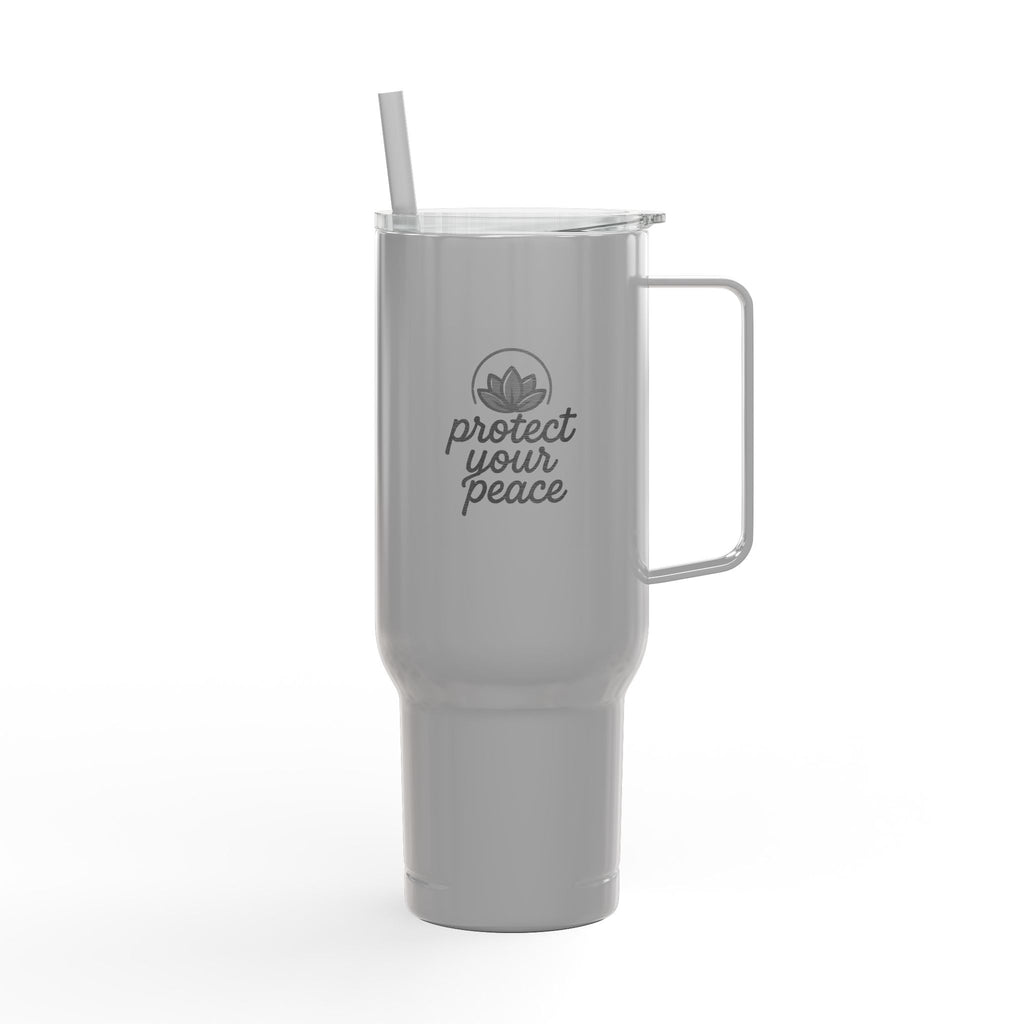 Engraved Insulated Tumbler - Protect Your Peace, Perfect for Travel, Outdoor Adventures, Eco-Friendly Gift, Personalized Drinkware, [...]