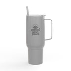 Engraved Insulated Tumbler - Protect Your Peace, Perfect for Travel, Outdoor Adventures, Eco-Friendly Gift, Personalized Drinkware, [...]