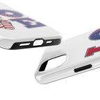 Patriotic LOVE Tough Phone Case — USA Flag & Donut Graphic
