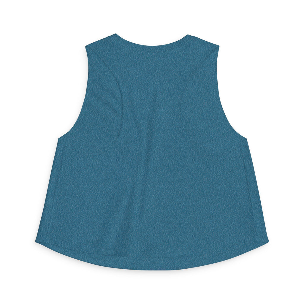 Bee Cool Crop Top — Cute Bumblebee Graphic Women's Tank