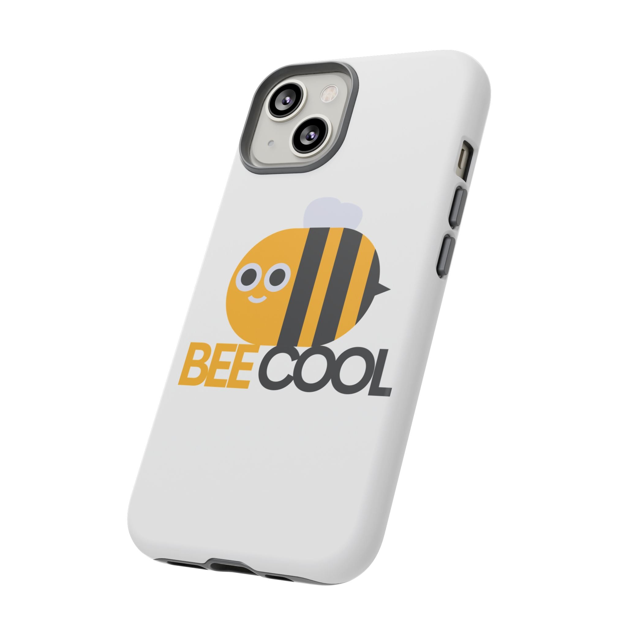 Bee Cool iPhone Case, Cute Bee Phone Cover, Fun Smartphone Protector, Unique Gift for Bee Lovers, Playful Tech Accessory