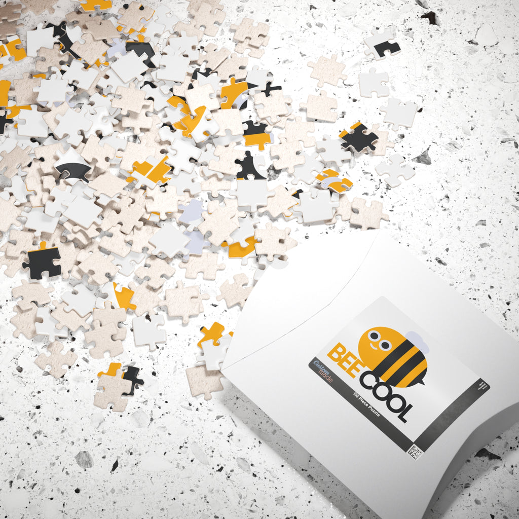 Bee Cool Puzzle - Fun Activity for All Ages, Perfect for Family Game Nights, Gifts, Educational Entertainment, Relaxing Hobby