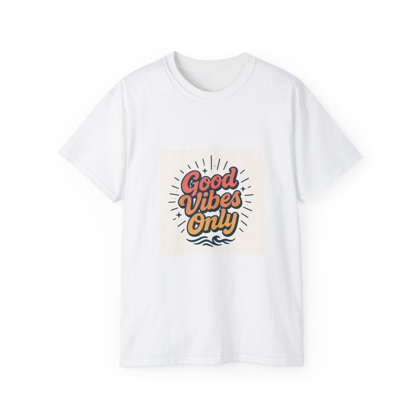 Good Vibes Only Tee, Unisex Cotton Shirt for Casual Wear, Summer Vibe T-Shirt, Perfect Gift for Friends, Positive Energy Top