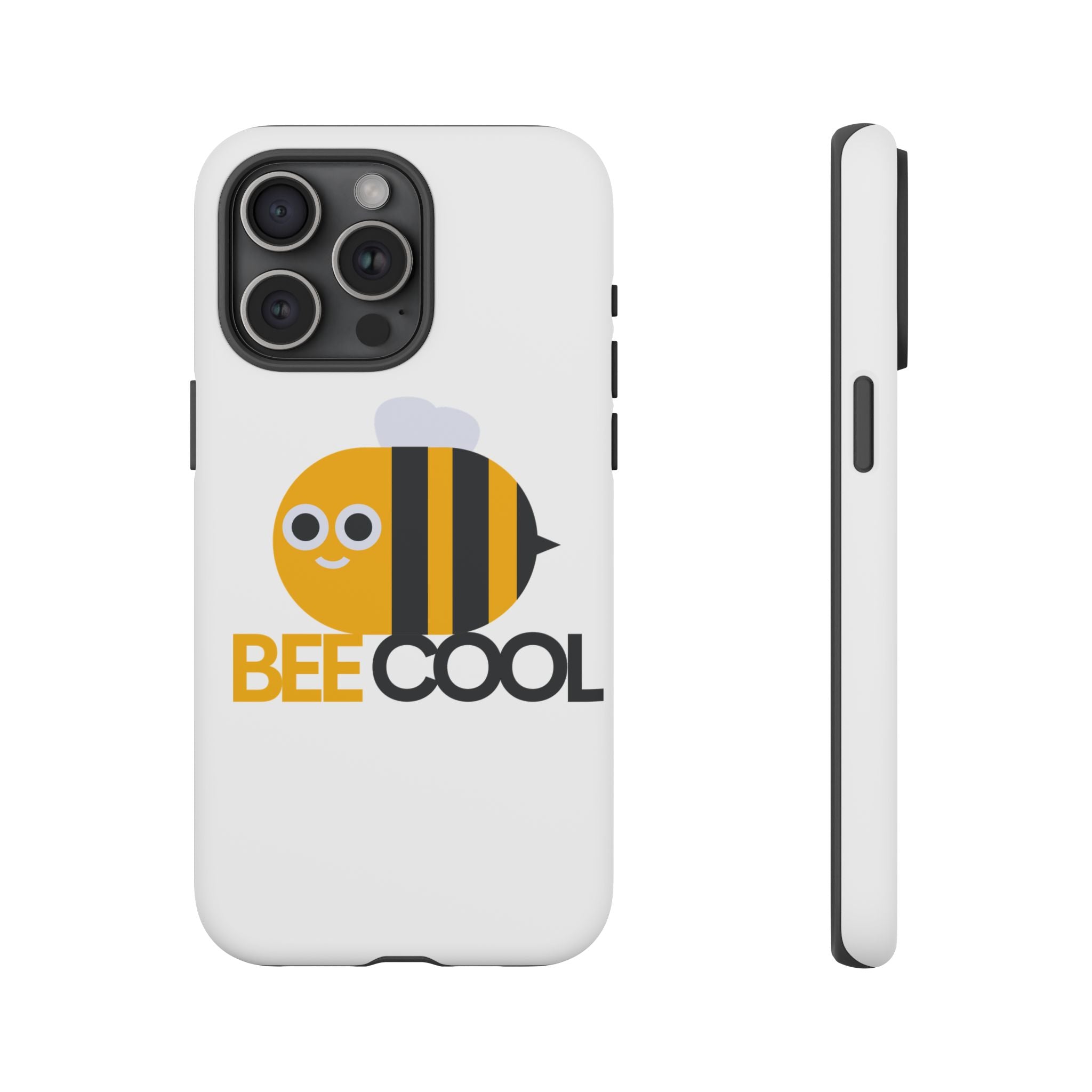 Bee Cool iPhone Case, Cute Bee Phone Cover, Fun Smartphone Protector, Unique Gift for Bee Lovers, Playful Tech Accessory