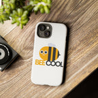 Bee Cool iPhone Case, Cute Bee Phone Cover, Fun Smartphone Protector, Unique Gift for Bee Lovers, Playful Tech Accessory