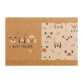 Best Friends Dog Doormat — Cute Puppy Pattern Welcome Mat
