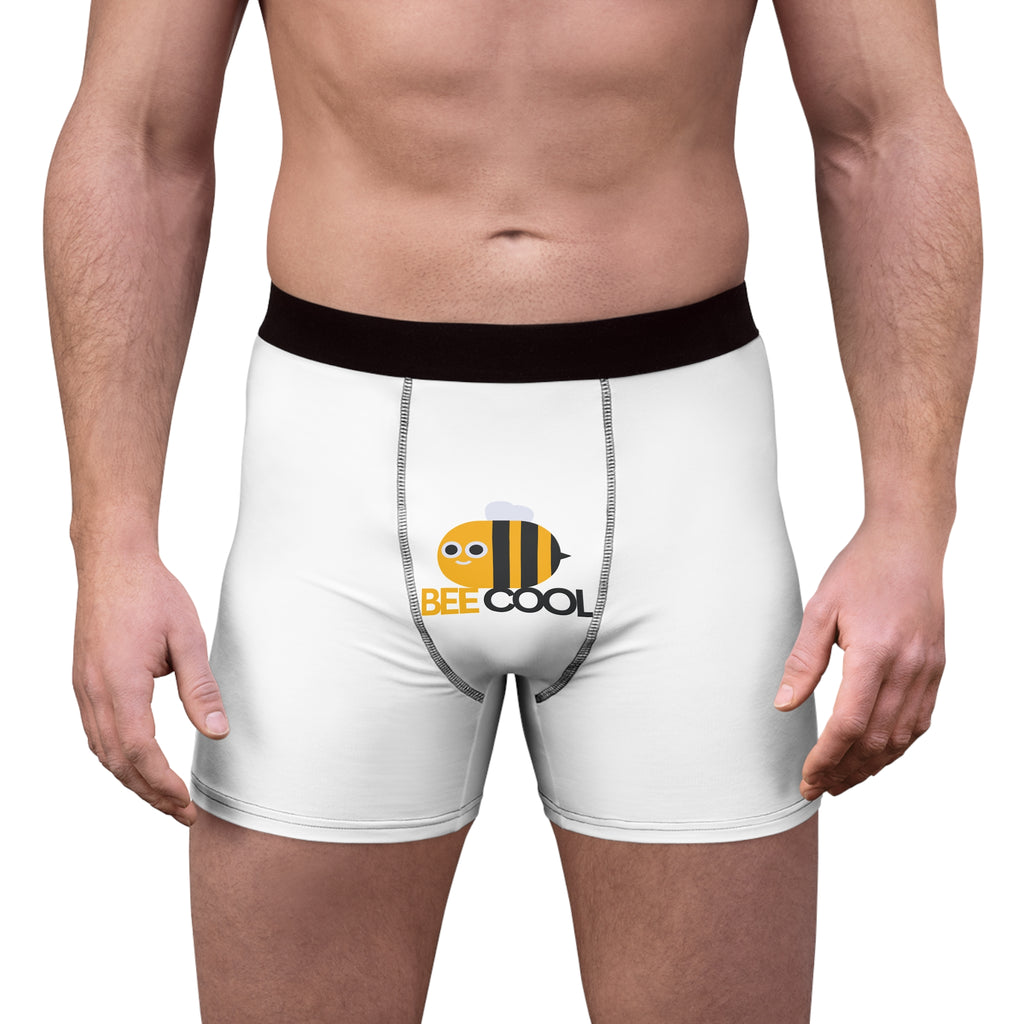 Bee Cool Boxer Briefs — Men's Cute Bee Graphic Underwear