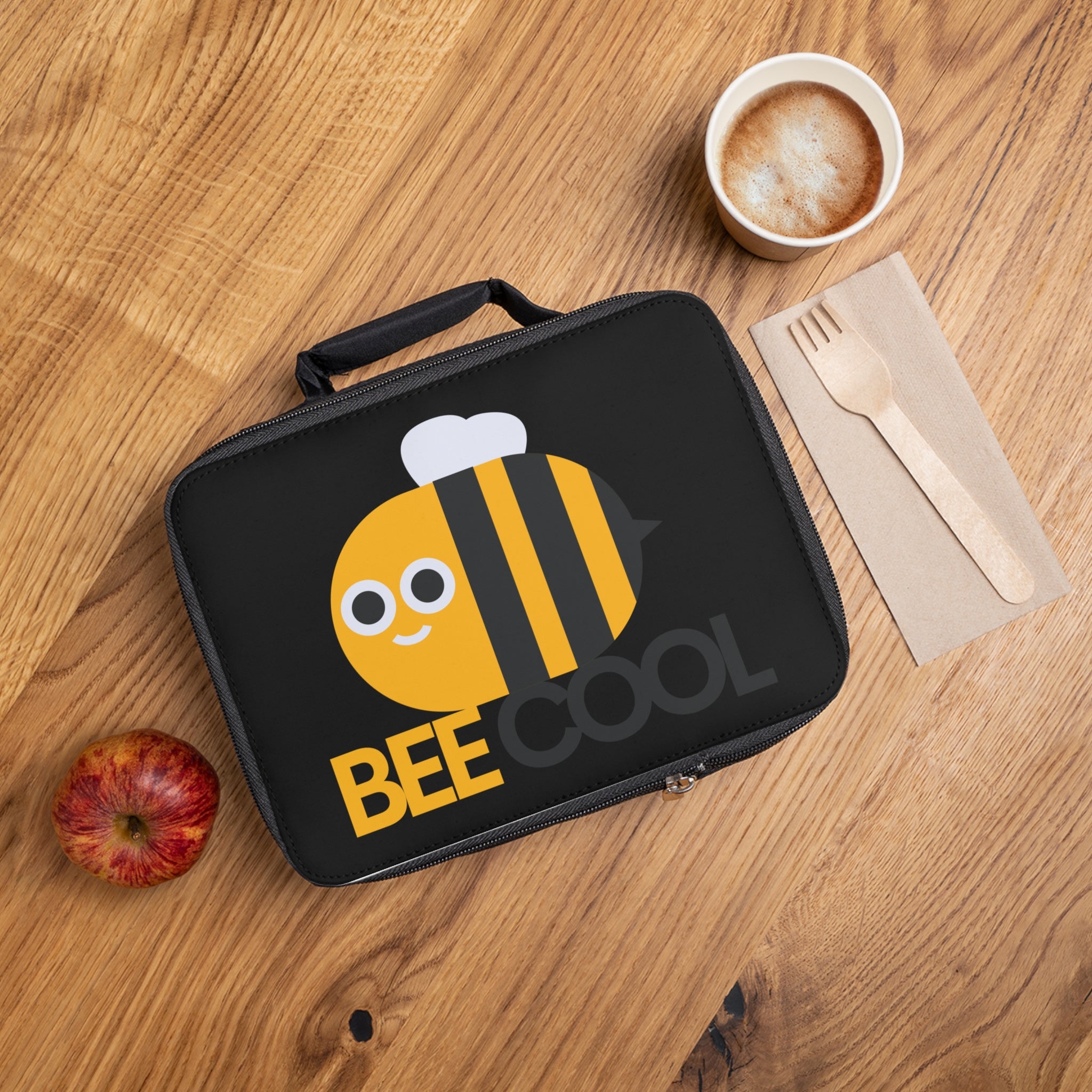 Bee Cool Lunch Bag — Cute Bee Insulated Kids Lunchbox