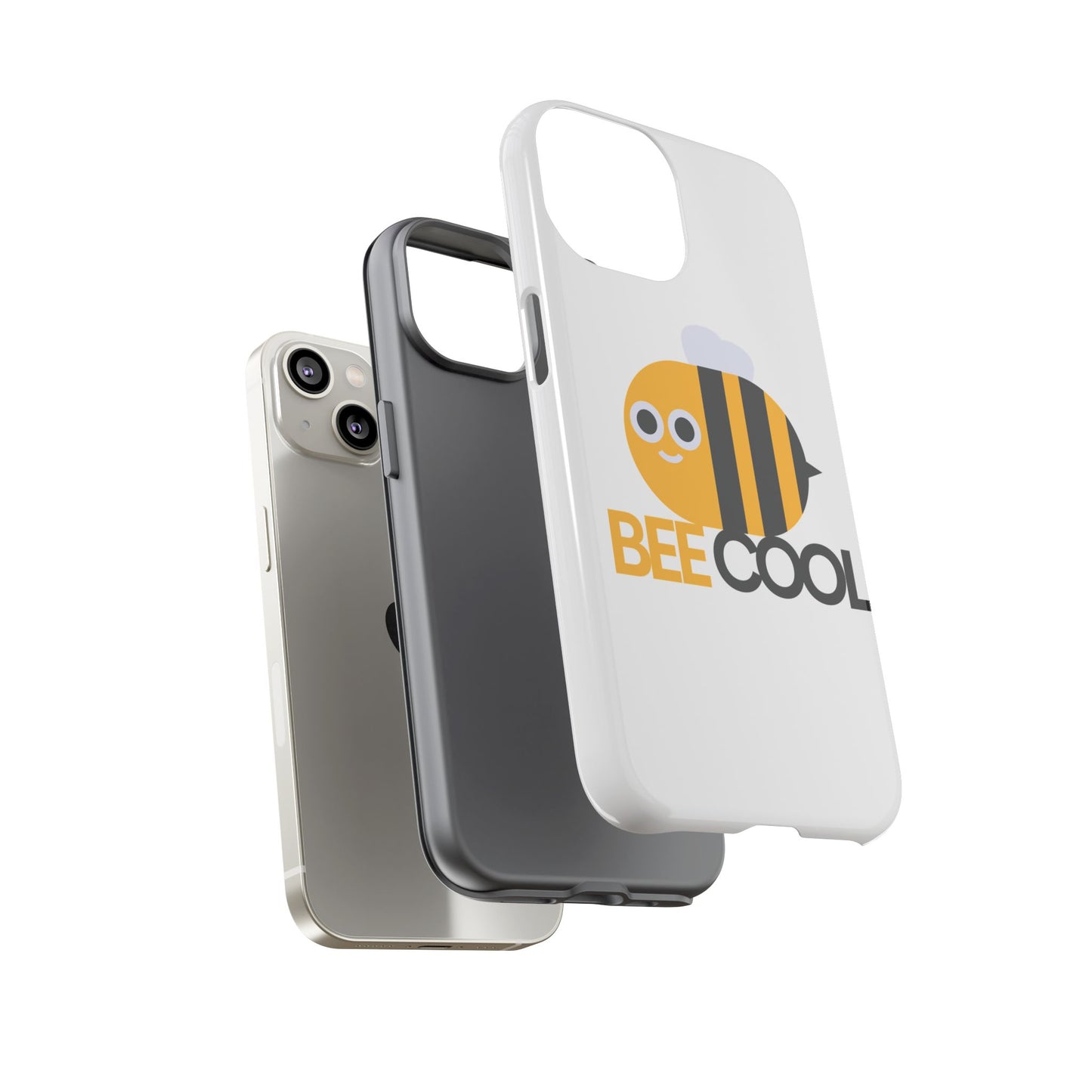 Bee Cool iPhone Case, Cute Bee Phone Cover, Fun Smartphone Protector, Unique Gift for Bee Lovers, Playful Tech Accessory