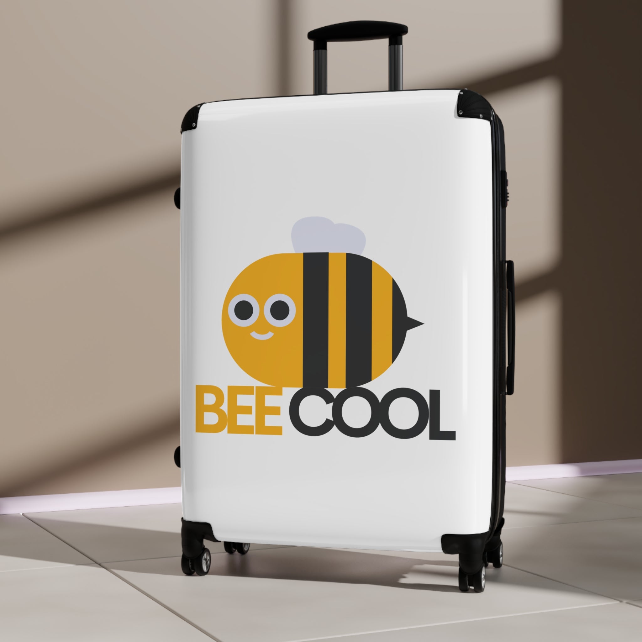 Bee Cool Carry-On Suitcase – Cute Bee Graphic Travel Luggage