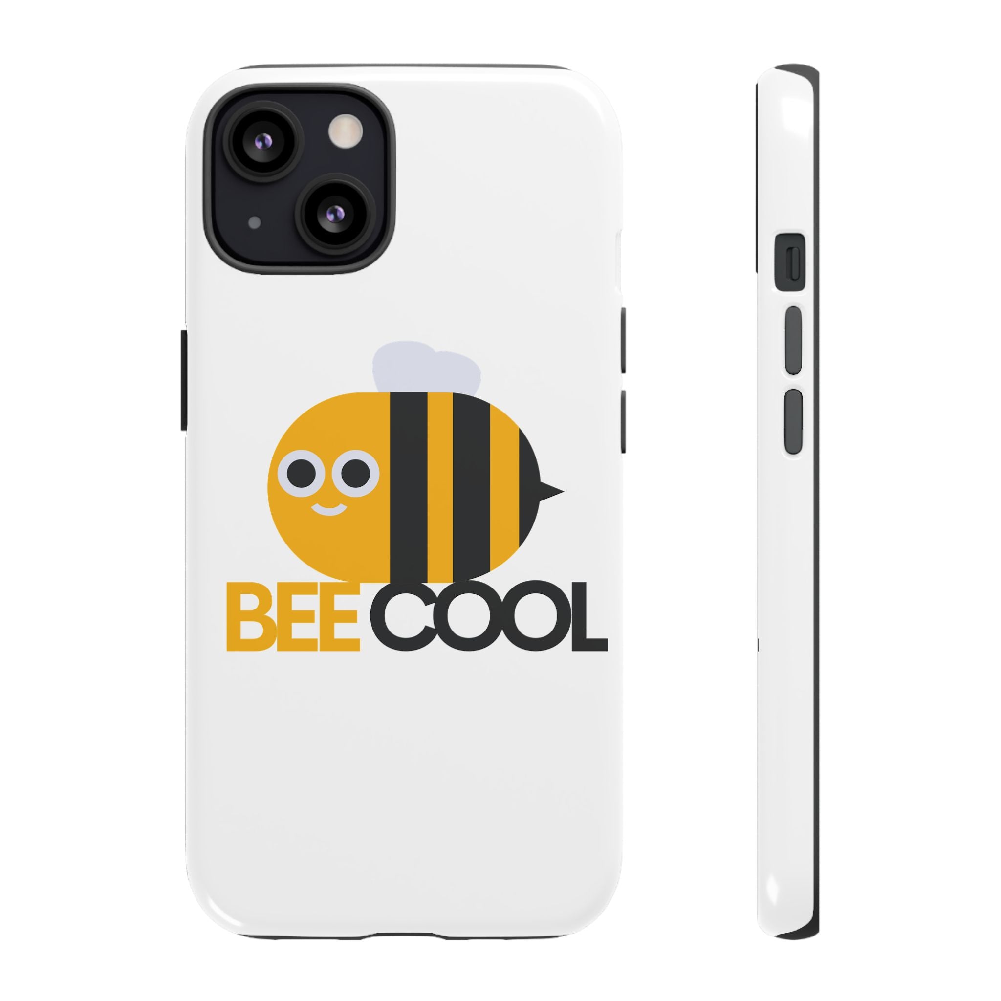 Bee Cool iPhone Case, Cute Bee Phone Cover, Fun Smartphone Protector, Unique Gift for Bee Lovers, Playful Tech Accessory