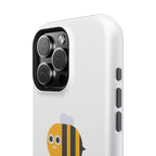 Bee Cool Phone Case, Impact-Resistant Case for Bee Lovers, Cute Bee Phone Cover, Unique Gift for Nature Enthusiasts, Fun Spring Accessory