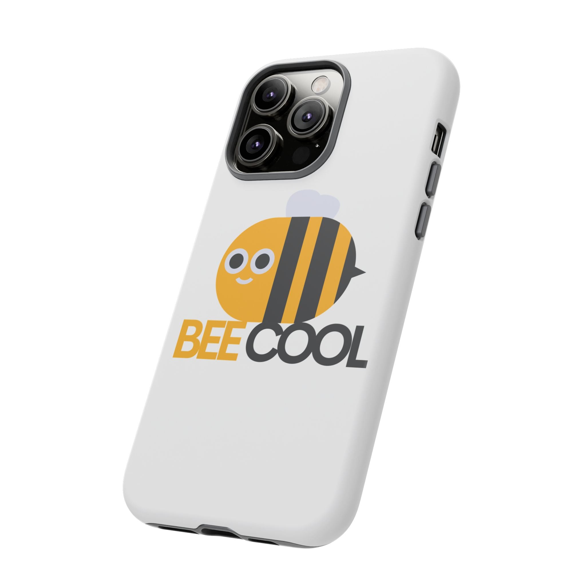 Bee Cool iPhone Case, Cute Bee Phone Cover, Fun Smartphone Protector, Unique Gift for Bee Lovers, Playful Tech Accessory