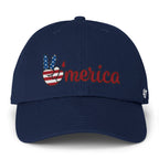 'Merica Peace Sign Cap – Patriotic USA Flag Baseball Hat