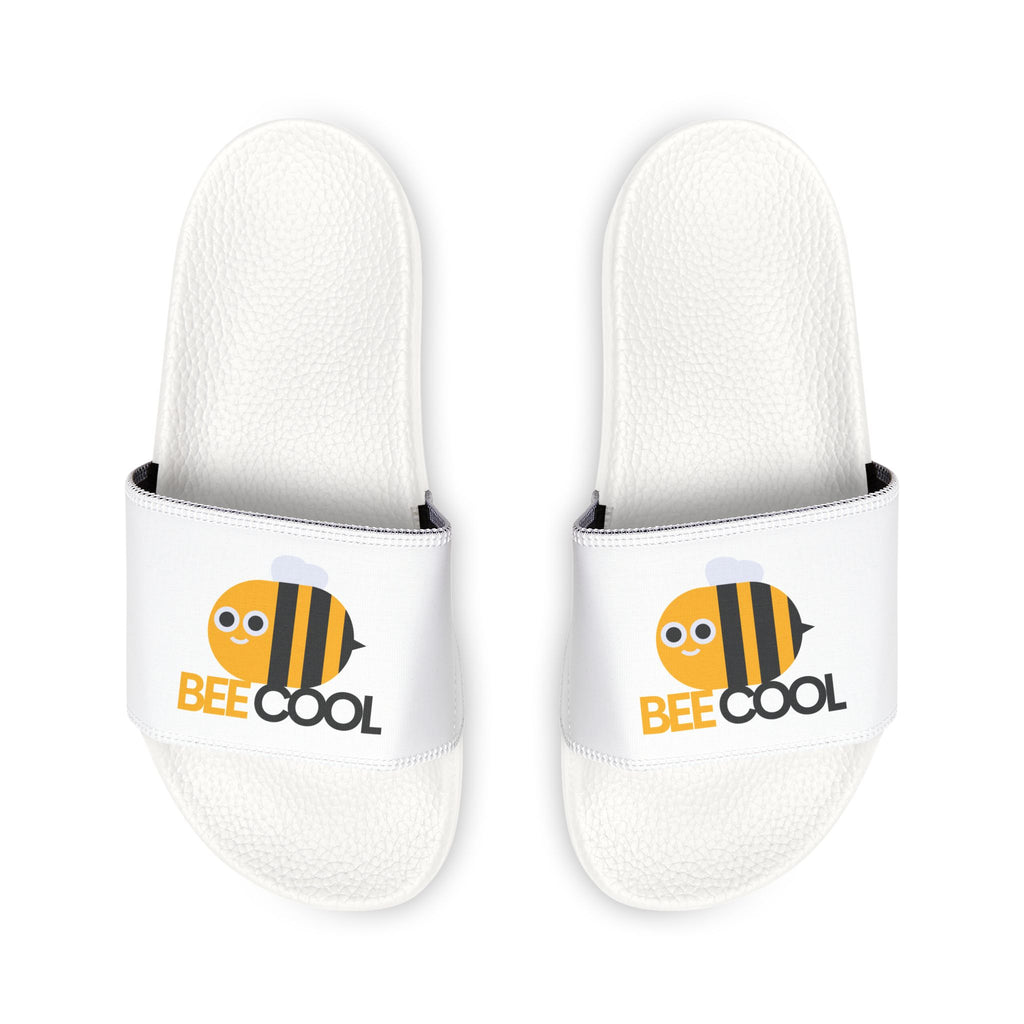 Bee Cool Youth Sandals, Summer Beach Footwear, Kid's Slide Sandals, Cute Outdoor Shoes, Vacation Essentials
