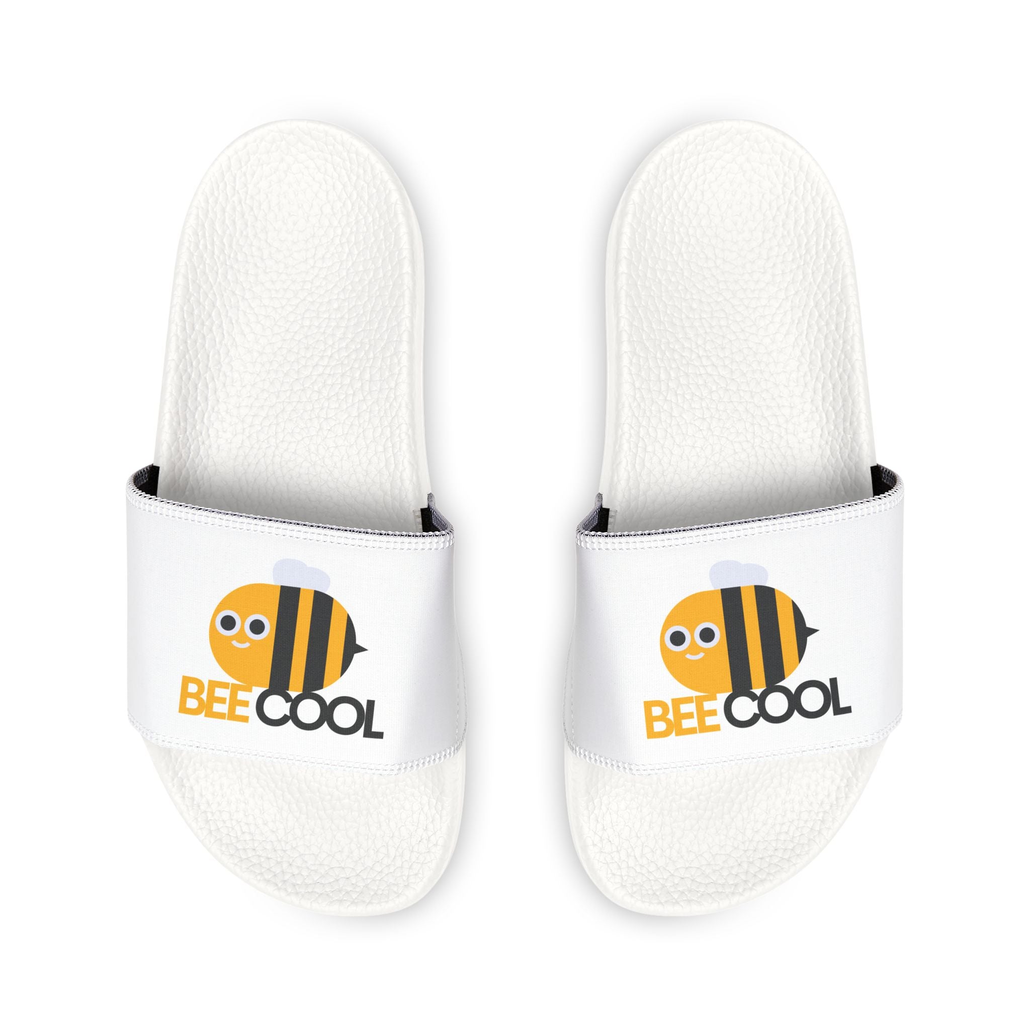 Bee Cool Youth Sandals, Summer Beach Footwear, Kid's Slide Sandals, Cute Outdoor Shoes, Vacation Essentials