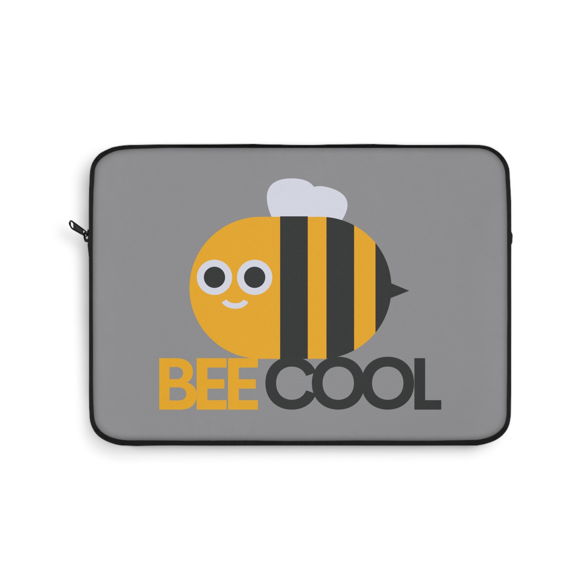 Bee Cool Laptop Sleeve, Cute Laptop Case, Bee Design Sleeve, Cool Tech Accessory, Funny Gift for Students, Eco-Friendly Laptop Bag