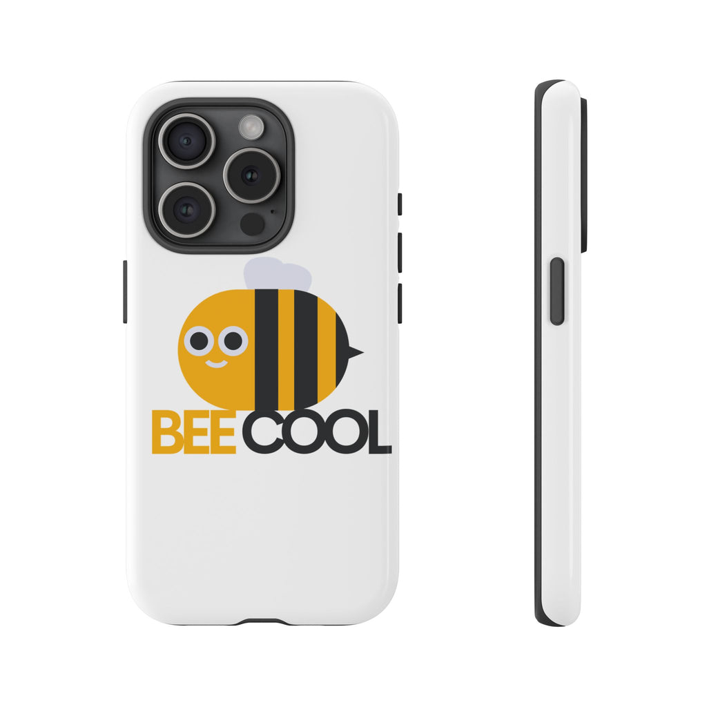 Bee Cool iPhone Case, Cute Bee Phone Cover, Fun Smartphone Protector, Unique Gift for Bee Lovers, Playful Tech Accessory