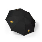 Foldable Umbrella — Cute Yellow Bee Pattern Semi-Automatic Compact Umbrella