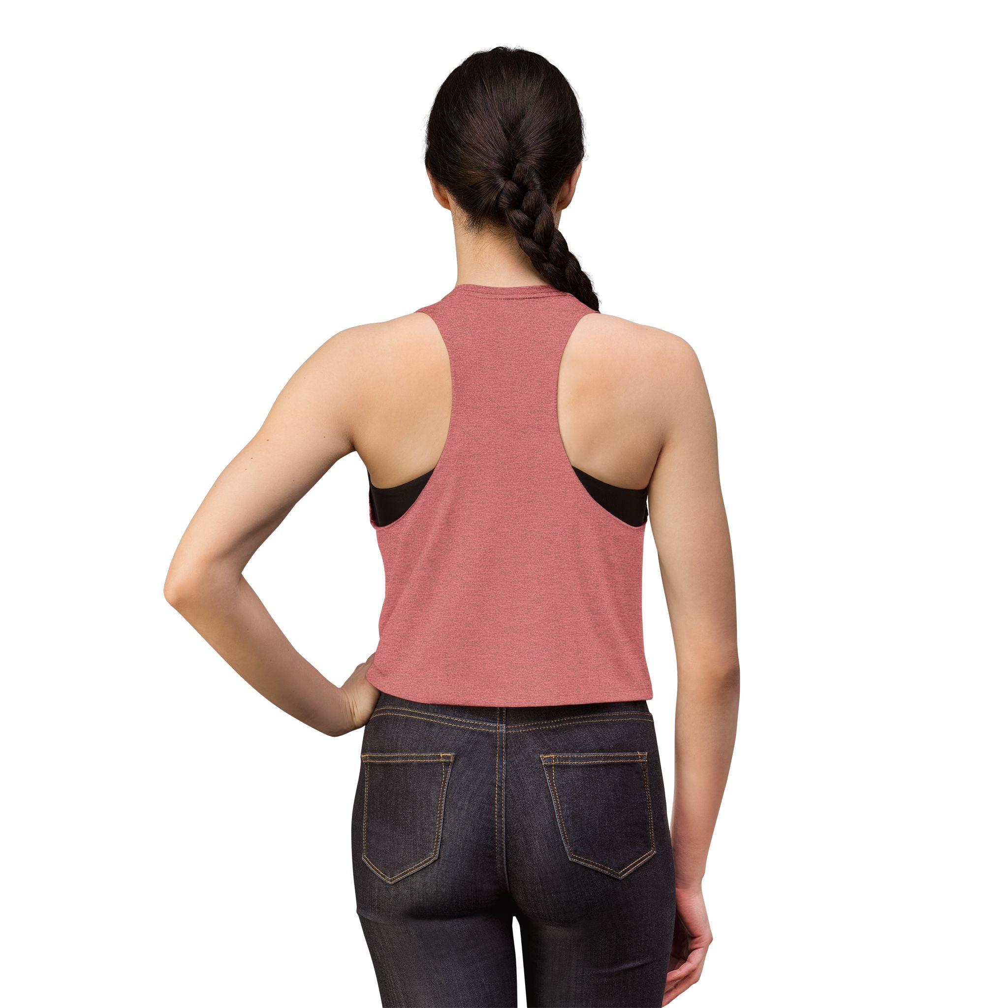 Bee Cool Crop Top — Cute Bumblebee Graphic Women's Tank