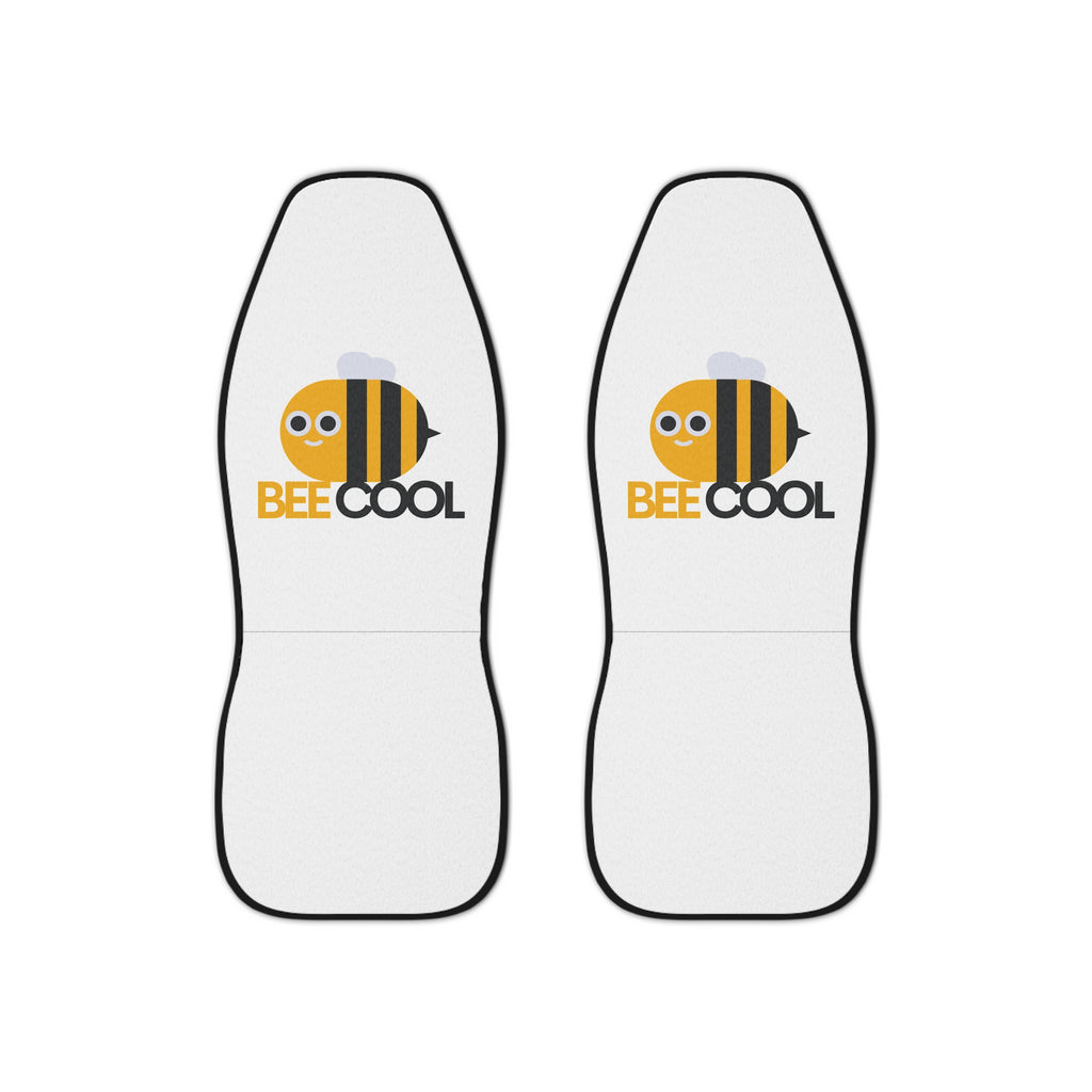 Bee Cool Car Seat Covers - Fun Vehicle Accessories, Bee Themed Covers, Cute Car Decor, Perfect Gift for Bee Lovers, Summer Road Trips
