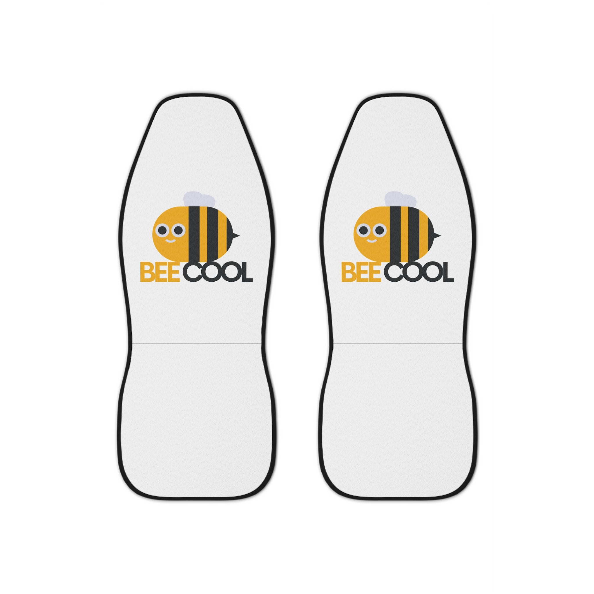 Bee Cool Car Seat Covers - Fun Vehicle Accessories, Bee Themed Covers, Cute Car Decor, Perfect Gift for Bee Lovers, Summer Road Trips