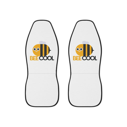 Bee Cool Car Seat Covers - Fun Vehicle Accessories, Bee Themed Covers, Cute Car Decor, Perfect Gift for Bee Lovers, Summer Road Trips
