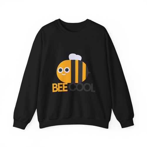Bee Cool Crewneck Sweatshirt – Unisex Cute Bee Graphic Pullover