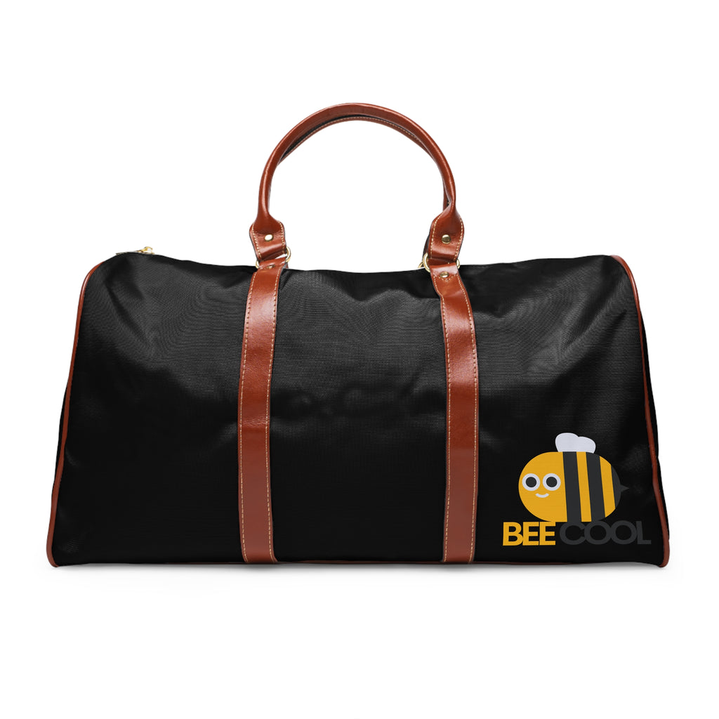 Bee Cool Waterproof Travel Bag — Cute Bee Weekender Duffle