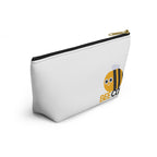 Bee Cool Accessory Pouch — Cute Bee Zipper Cosmetic Bag