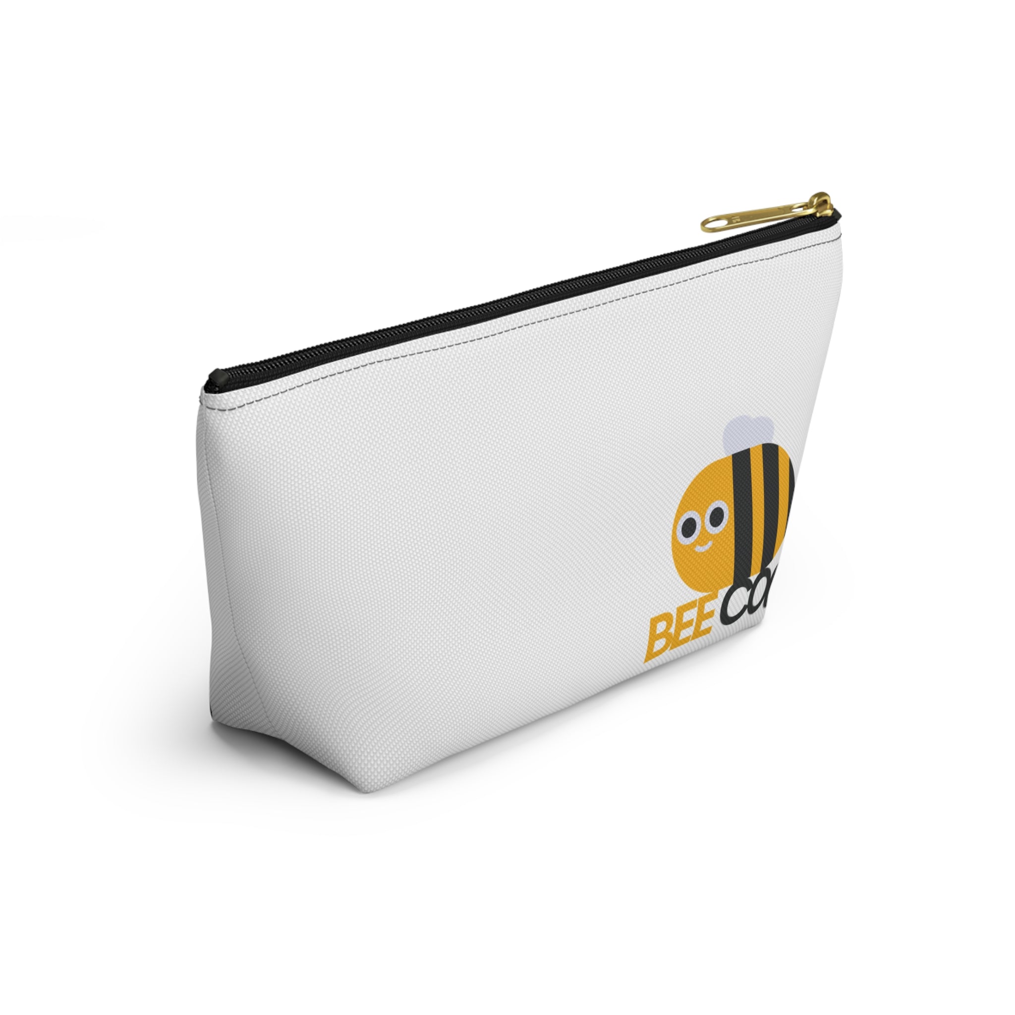 Bee Cool Accessory Pouch — Cute Bee Zipper Cosmetic Bag