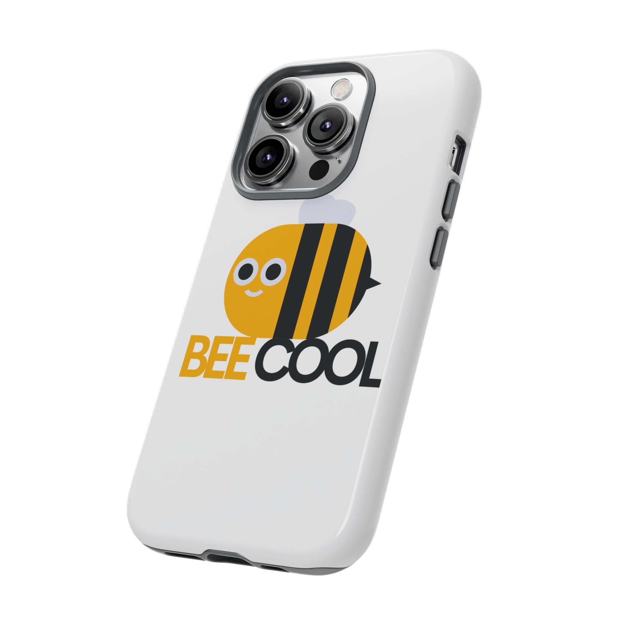 Bee Cool iPhone Case, Cute Bee Phone Cover, Fun Smartphone Protector, Unique Gift for Bee Lovers, Playful Tech Accessory