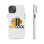 Bee Cool iPhone Case, Cute Bee Phone Cover, Fun Smartphone Protector, Unique Gift for Bee Lovers, Playful Tech Accessory