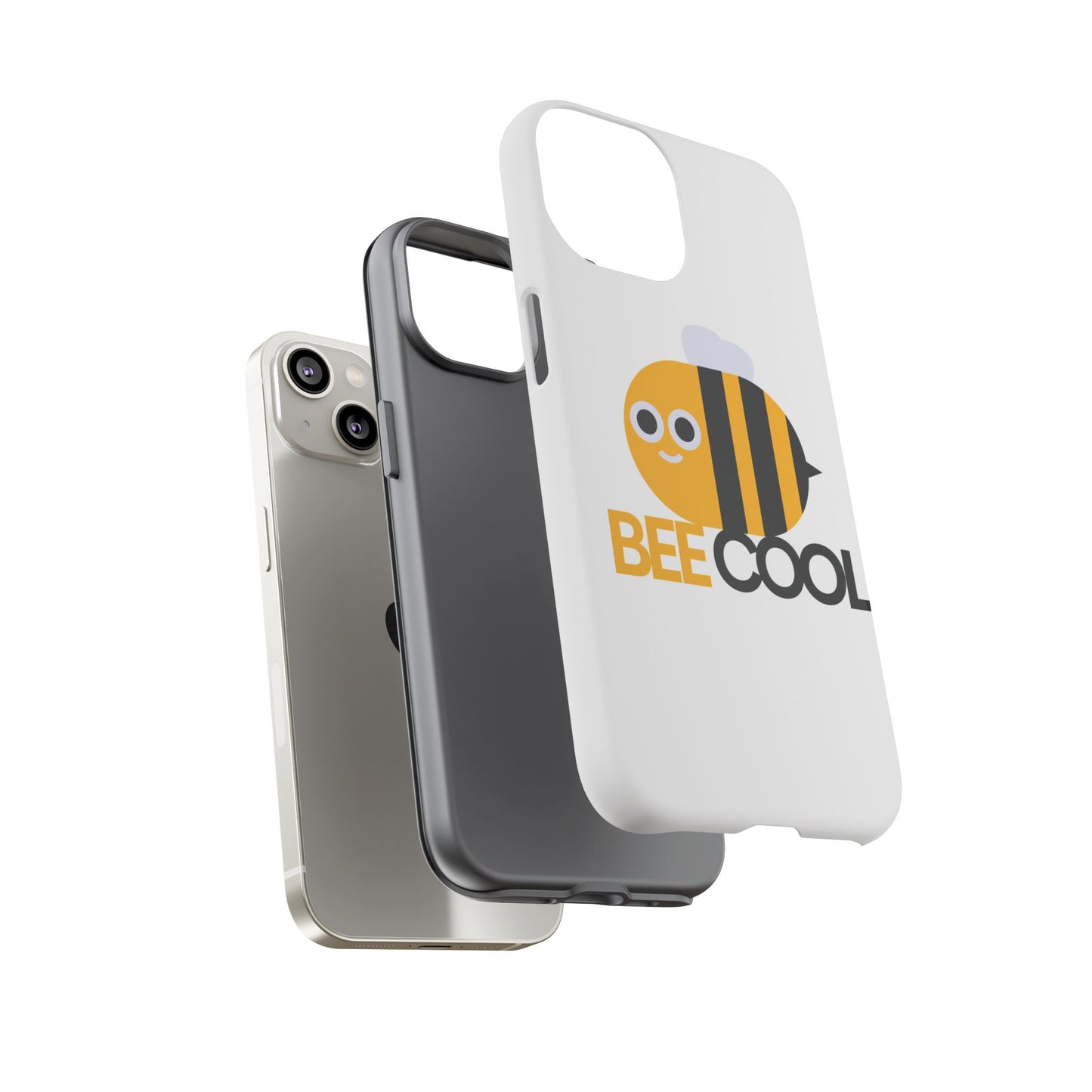 Bee Cool iPhone Case, Cute Bee Phone Cover, Fun Smartphone Protector, Unique Gift for Bee Lovers, Playful Tech Accessory