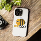 Bee Cool iPhone Case, Cute Bee Phone Cover, Fun Smartphone Protector, Unique Gift for Bee Lovers, Playful Tech Accessory