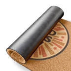 Good Vibes Only Doormat — Retro Sunburst Welcome Mat