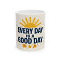 Sunny Optimism Ceramic Mug | Gift for Coffee Lovers, Motivational Coffee Cup, Inspirational Drinkware, Home Office Decor, Birthday Gift
