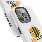 Bee Cool Phone Case, Impact-Resistant Case for Bee Lovers, Cute Bee Phone Cover, Unique Gift for Nature Enthusiasts, Fun Spring Accessory