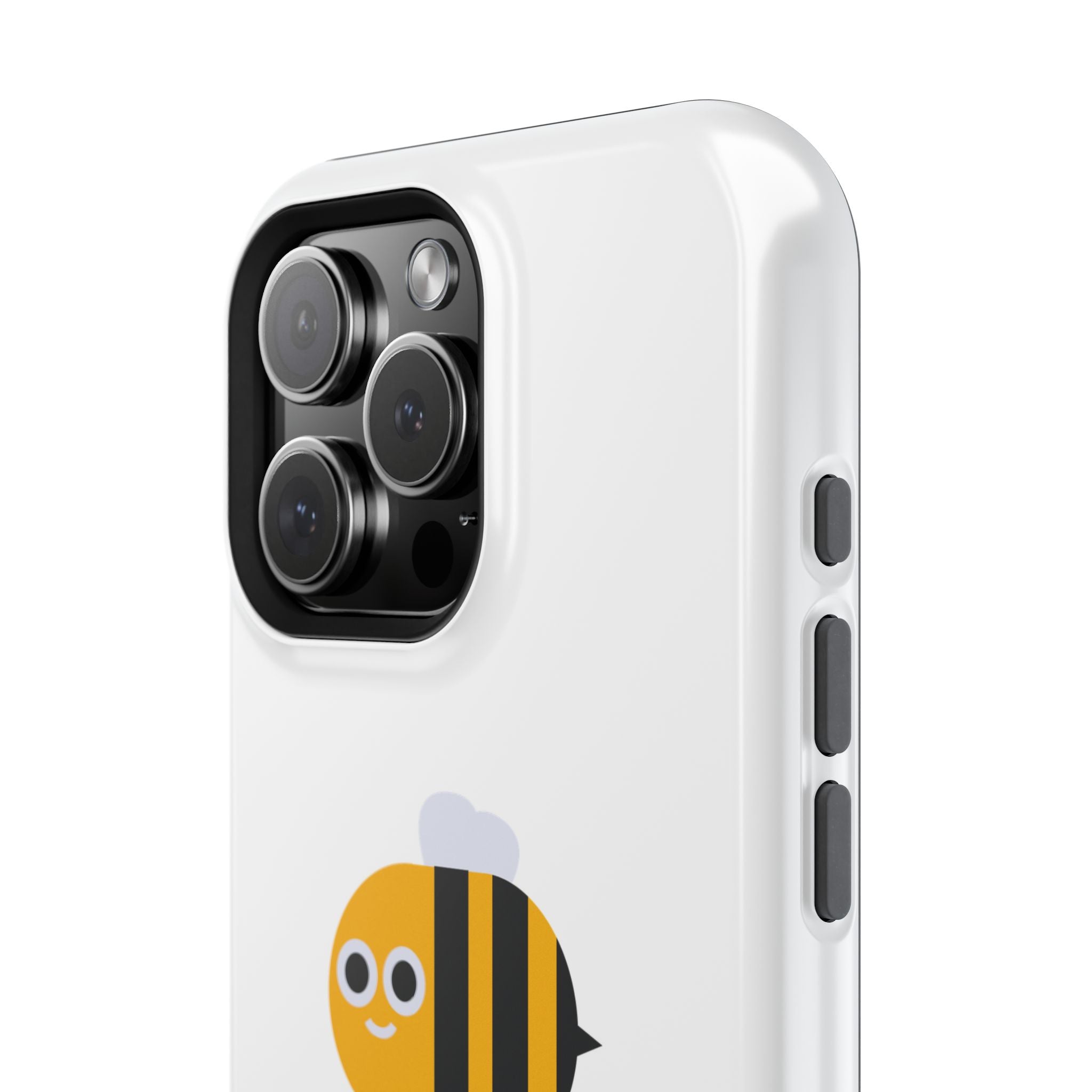 Bee Cool Phone Case, Impact-Resistant Case for Bee Lovers, Cute Bee Phone Cover, Unique Gift for Nature Enthusiasts, Fun Spring Accessory