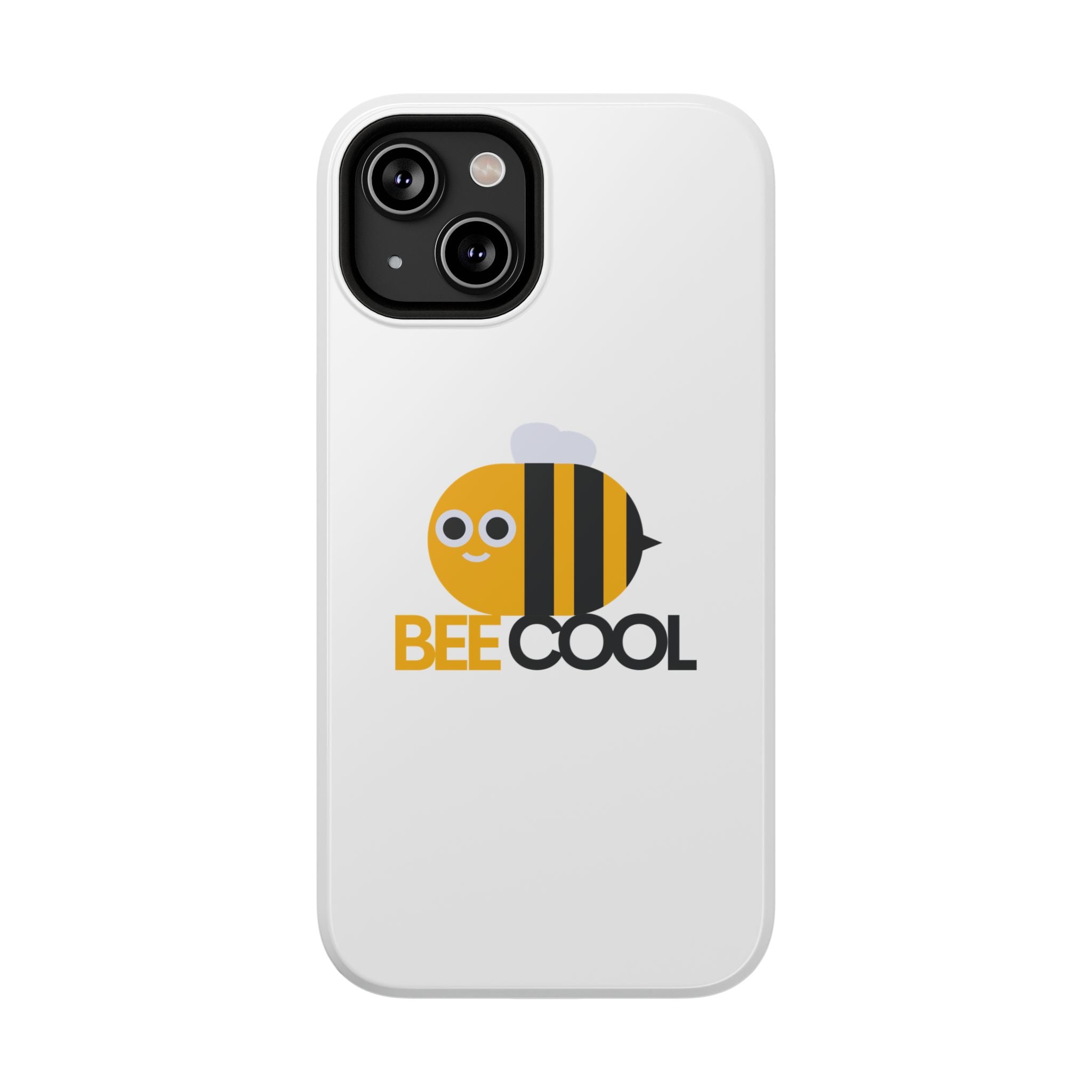 Bee Cool Phone Case, Impact-Resistant Case for Bee Lovers, Cute Bee Phone Cover, Unique Gift for Nature Enthusiasts, Fun Spring Accessory