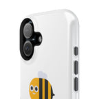 Bee Cool Phone Case, Impact-Resistant Case for Bee Lovers, Cute Bee Phone Cover, Unique Gift for Nature Enthusiasts, Fun Spring Accessory