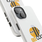 Bee Cool Phone Case, Impact-Resistant Case for Bee Lovers, Cute Bee Phone Cover, Unique Gift for Nature Enthusiasts, Fun Spring Accessory