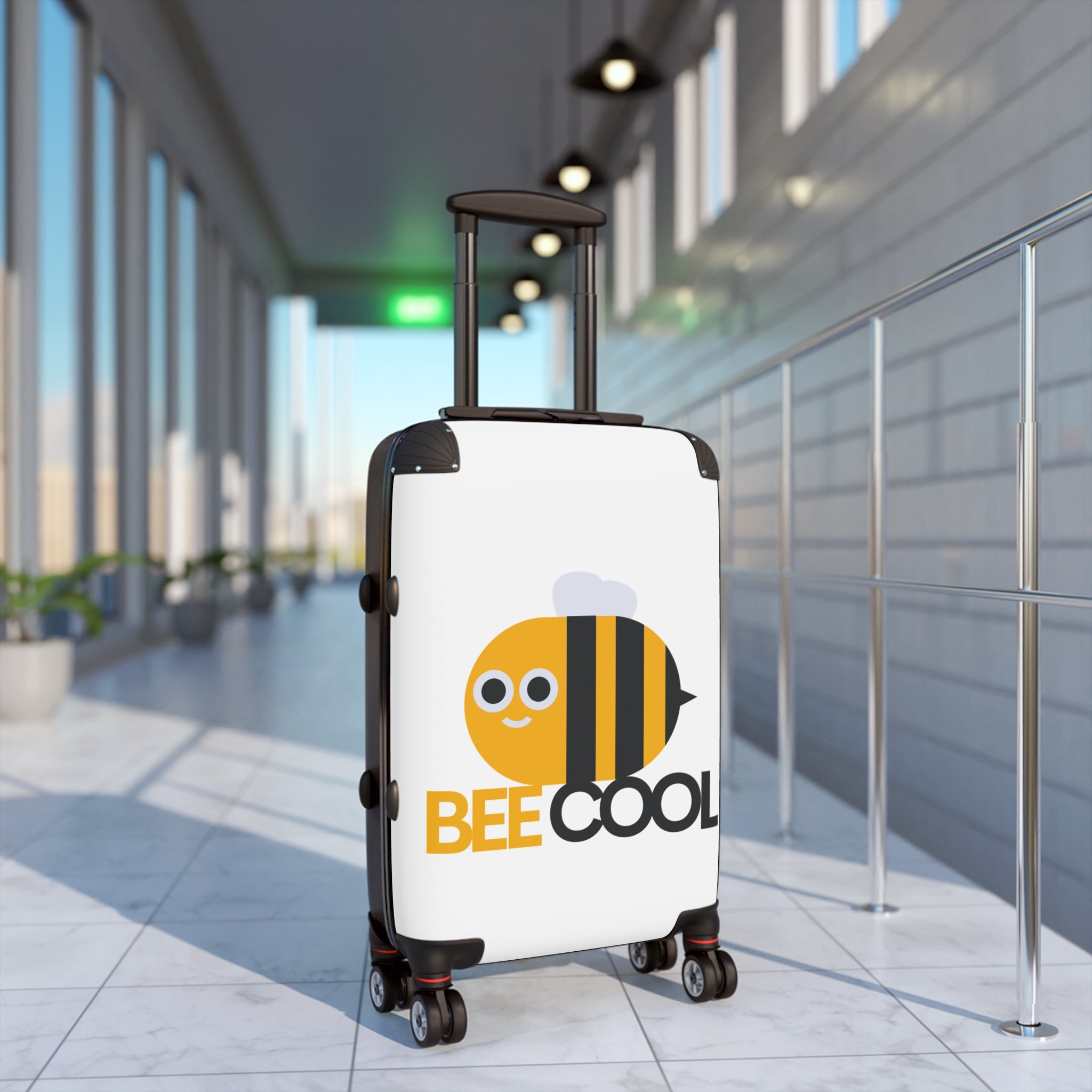 Bee Cool Carry-On Suitcase – Cute Bee Graphic Travel Luggage