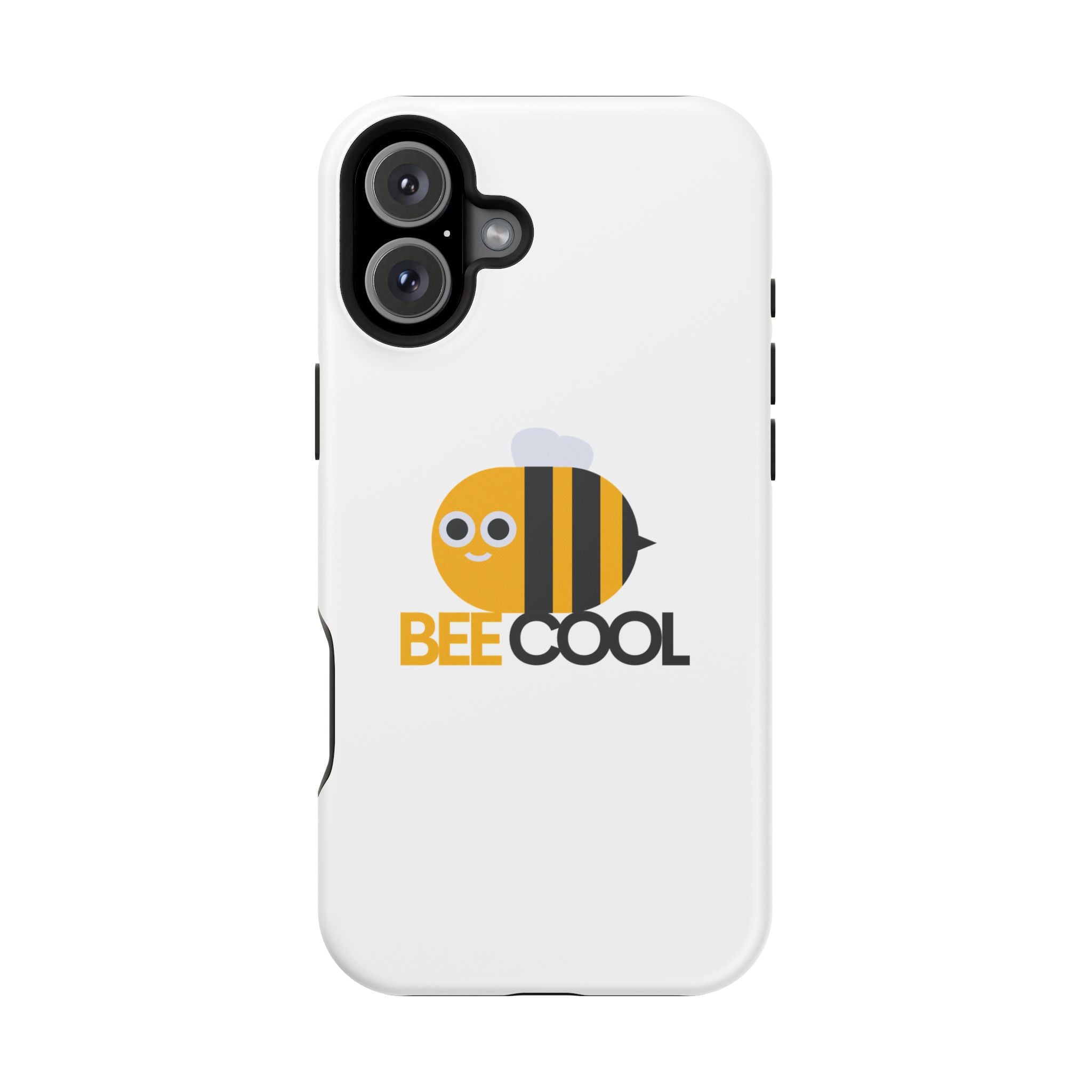 Bee Cool Phone Case, Impact-Resistant Case for Bee Lovers, Cute Bee Phone Cover, Unique Gift for Nature Enthusiasts, Fun Spring Accessory