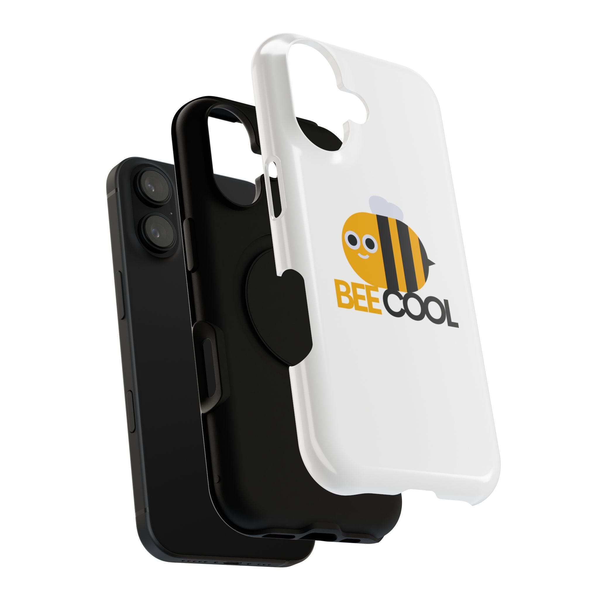 Bee Cool Phone Case, Impact-Resistant Case for Bee Lovers, Cute Bee Phone Cover, Unique Gift for Nature Enthusiasts, Fun Spring Accessory