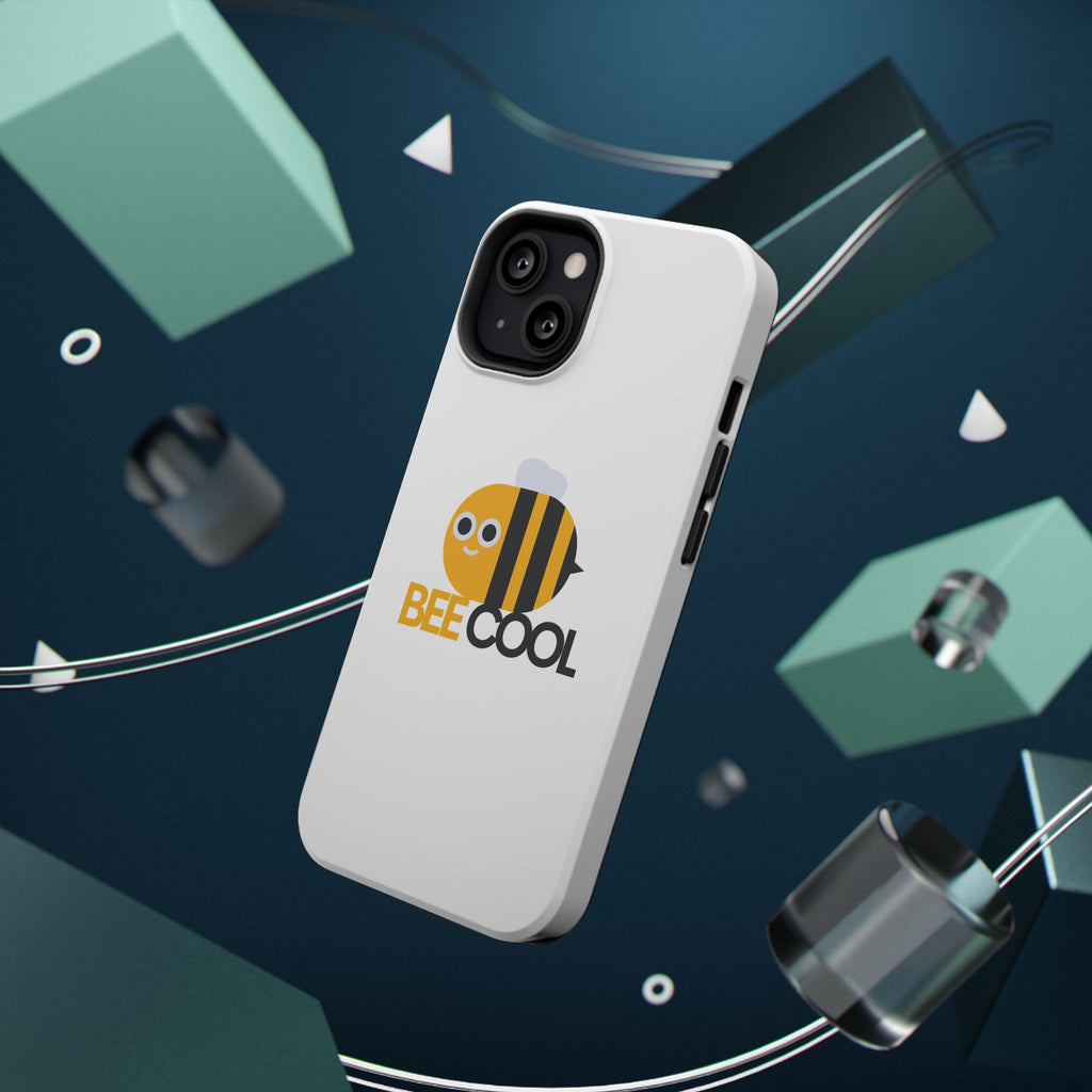 Bee Cool Phone Case, Impact-Resistant Case for Bee Lovers, Cute Bee Phone Cover, Unique Gift for Nature Enthusiasts, Fun Spring Accessory